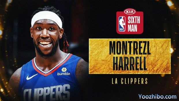 NBA最佳第六人<a href=/lanqiu/zhibode/clippers/ target=_blank class=infotextkey>快船</a>前锋哈雷尔当选