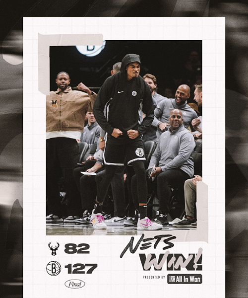 篮网9人上双127-82狂胜雄鹿,小波特12+6,特伦特20分